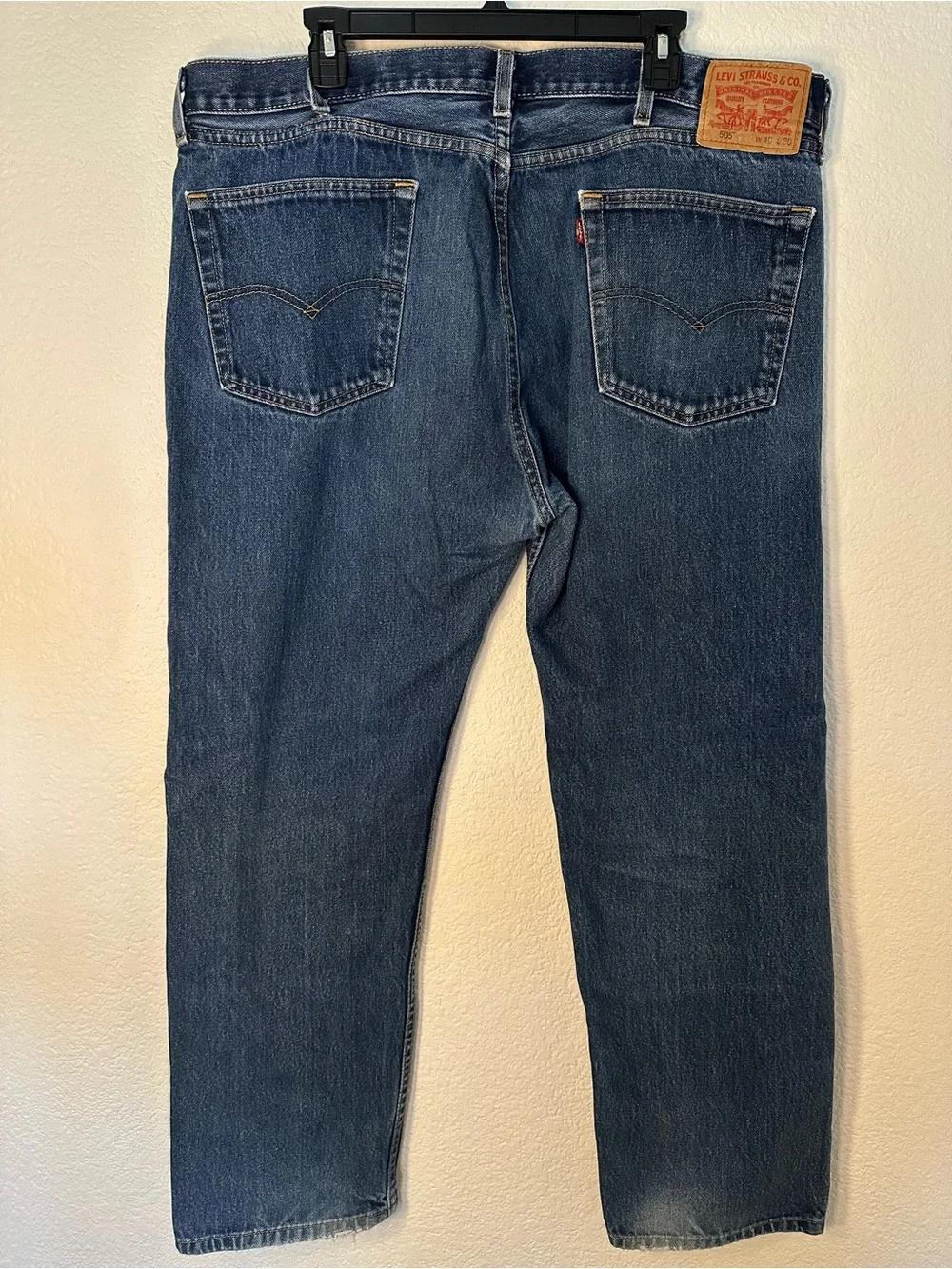 Levi’s 505 Regular Fit Jeans Men’s 40x30 Dark Wash Straight Leg Denim